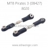 ZD RACING MT8 Pirates 3 1/8 Parts 8020 Steering Rods I 72MM