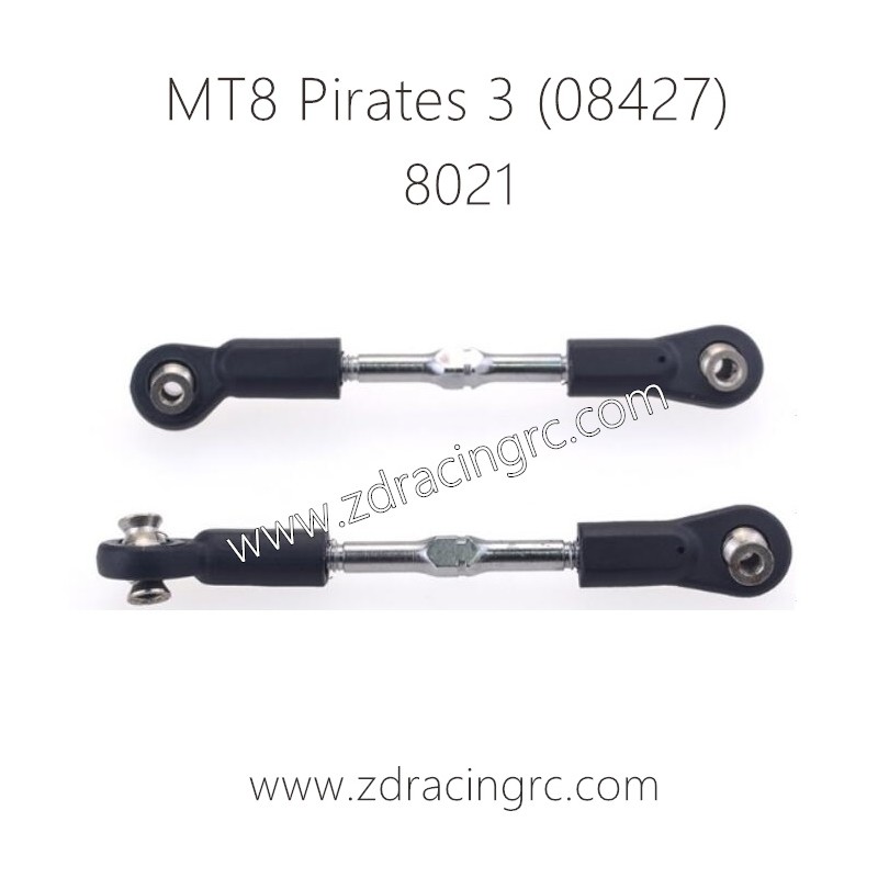 ZD RACING MT8 Pirates 3 1/8 Parts 8021 Steering Rod