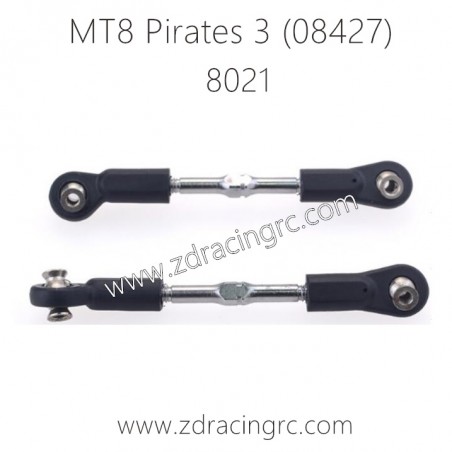 ZD RACING MT8 Pirates 3 1/8 Parts 8021 Steering Rod