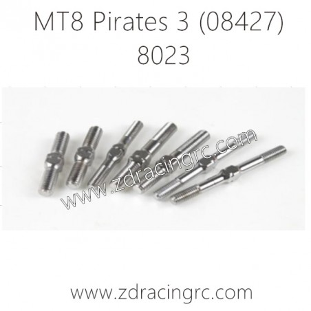 ZD RACING MT8 Pirates 3 1/8 Parts 8023 All Rods