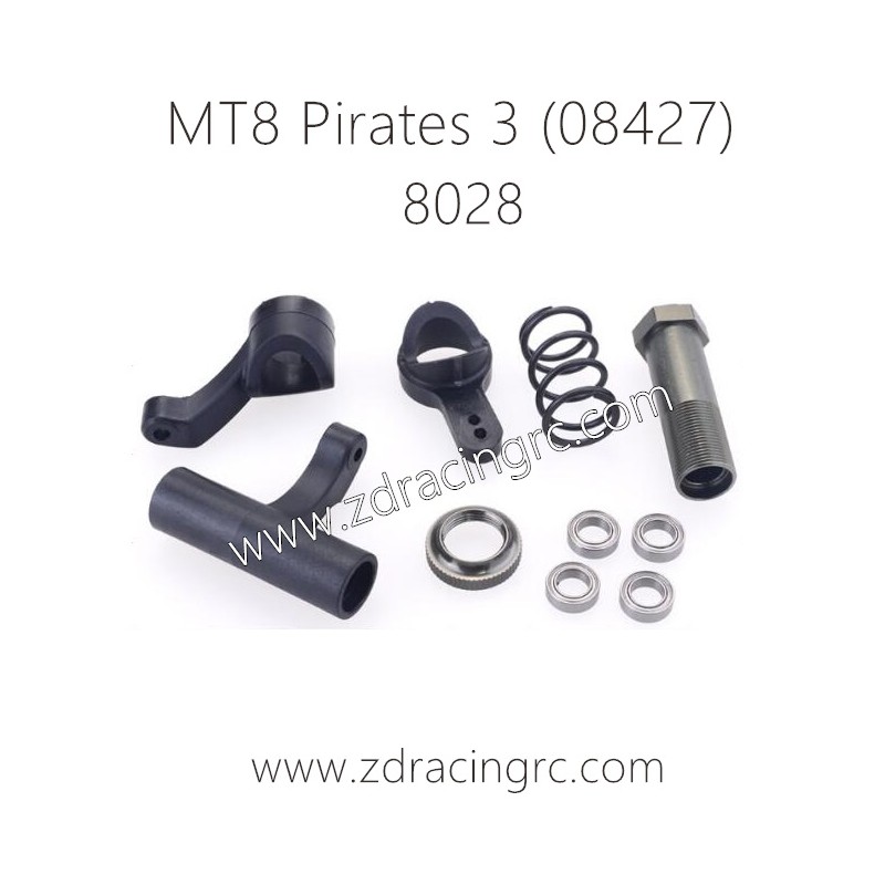 ZD RACING MT8 Pirates 3 1/8 Parts 8028 Steering Set