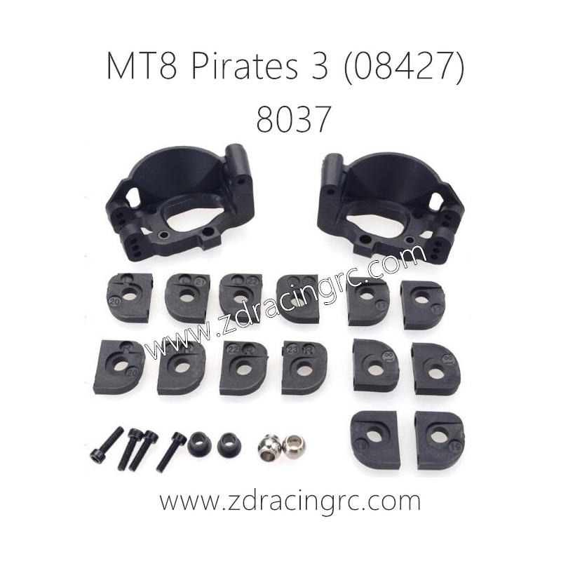 ZD RACING MT8 Pirates 3 08427 1/8 Parts 8037 C-mounts for 9021 Truggy