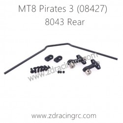 ZD RACING MT8 Pirates 3 08427 1/8 Parts 8043 Rear anti-roll bars