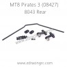 ZD RACING MT8 Pirates 3 08427 1/8 Parts 8043 Rear anti-roll bars