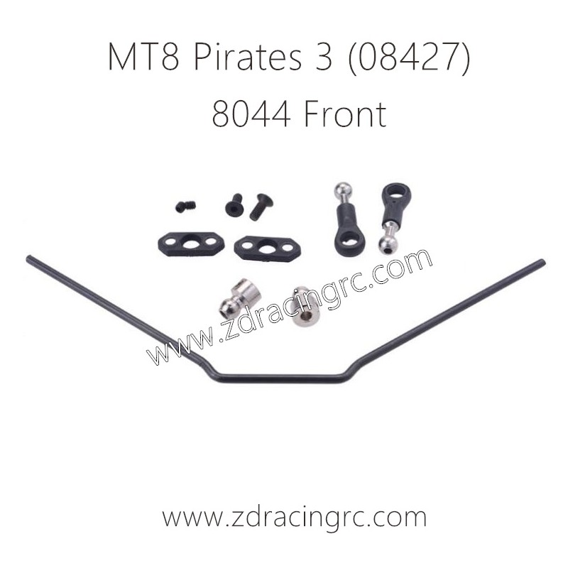 ZD RACING MT8 Pirates 3 08427 1/8 Parts 8044 Front Anti-Roll Bars