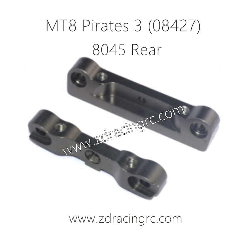 ZD RACING MT8 Pirates 3 08427 1/8 Parts 8045 Rear lower suspension Bracket mounts CNC