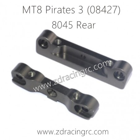 ZD RACING MT8 Pirates 3 08427 1/8 Parts 8045 Rear lower suspension Bracket mounts CNC