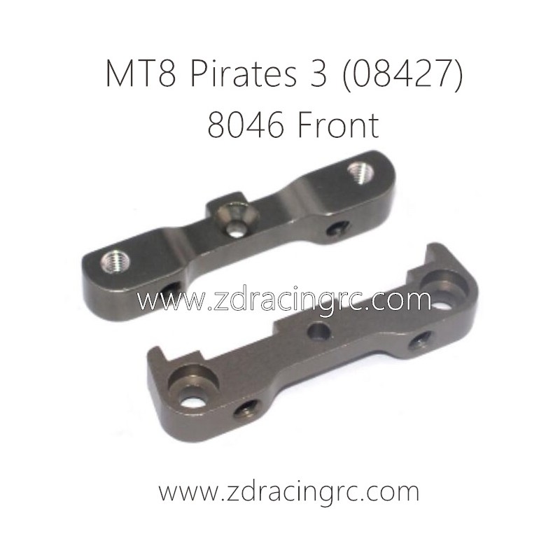 ZD RACING MT8 Pirates 3 08427 Parts 8046 Front lower suspension Bracket mounts CNC