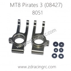 ZD RACING MT8 Pirates 3 08427 Parts 8051 Rear hub Carriers