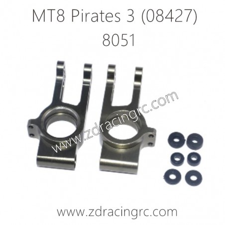 ZD RACING MT8 Pirates 3 08427 Parts 8051 Rear hub Carriers