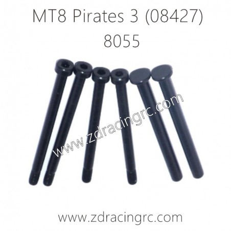 ZD RACING MT8 Pirates 3 08427 Parts 8055 Pins for Upper Suspension Arms