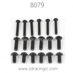 8079 Button Head Screw Set Parts for ZD RACING MT8 Pirates 3