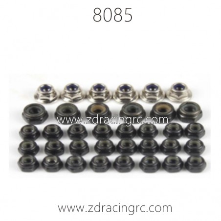 8085 Lock Nut Set Parts for ZD RACING MT8 Pirates 3 8085 Lock Nut Set Parts for ZD RACING MT8 Pirates 3