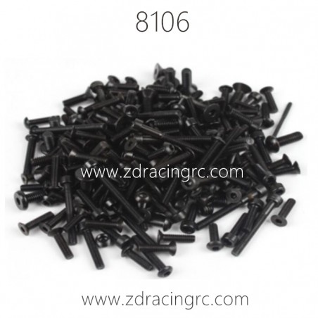 8106 All Screw Parts for ZD RACING MT8 Pirates 3