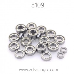 8109 Complete Bearings set for Truck Parts for ZD RACING MT8 Pirates 3