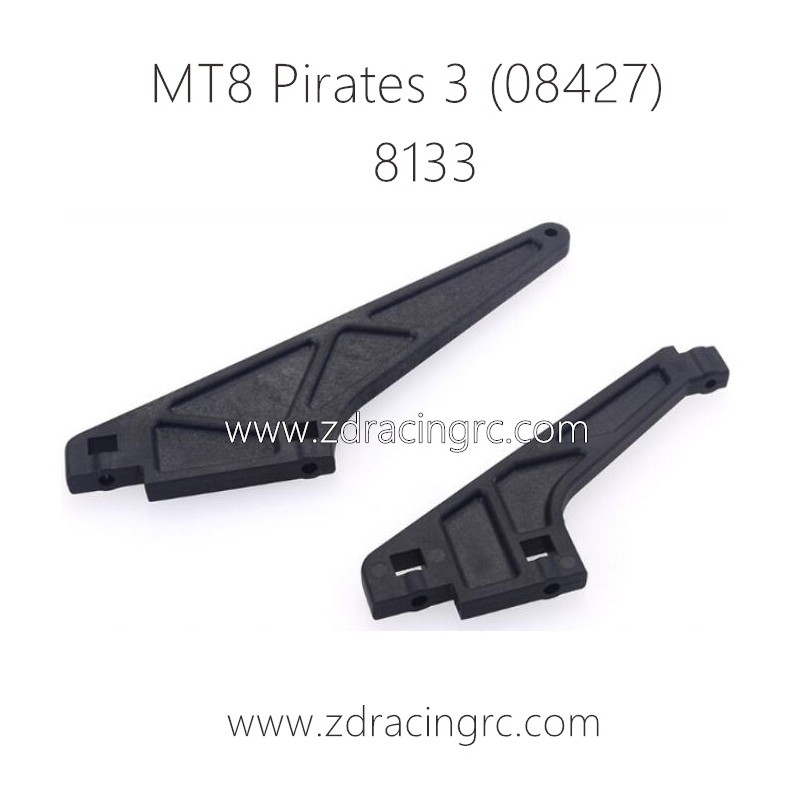 8133 Front & rear brace Parts for ZD RACING MT8 Pirates 3