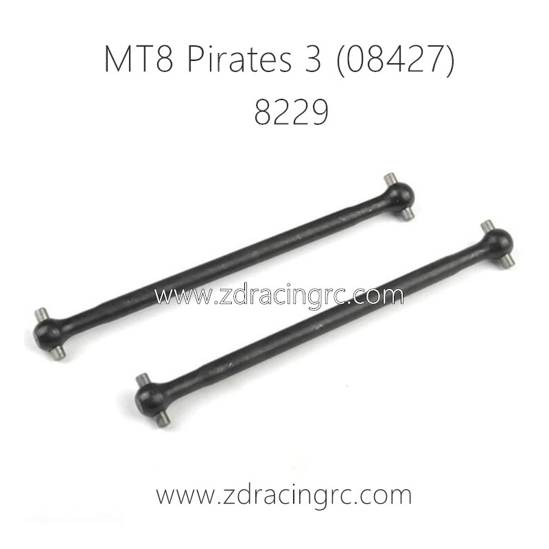 ZD RACING MT8 Pirates 3 Parts 8229 Horizontal Drive Shaft Rear