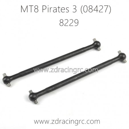 ZD RACING MT8 Pirates 3 Parts 8229 Horizontal Drive Shaft Rear