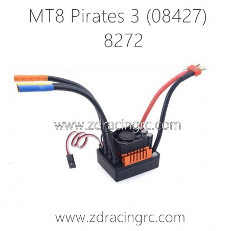 ZD RACING MT8 Pirates 3 Parts 8272 120A Brushless ESC