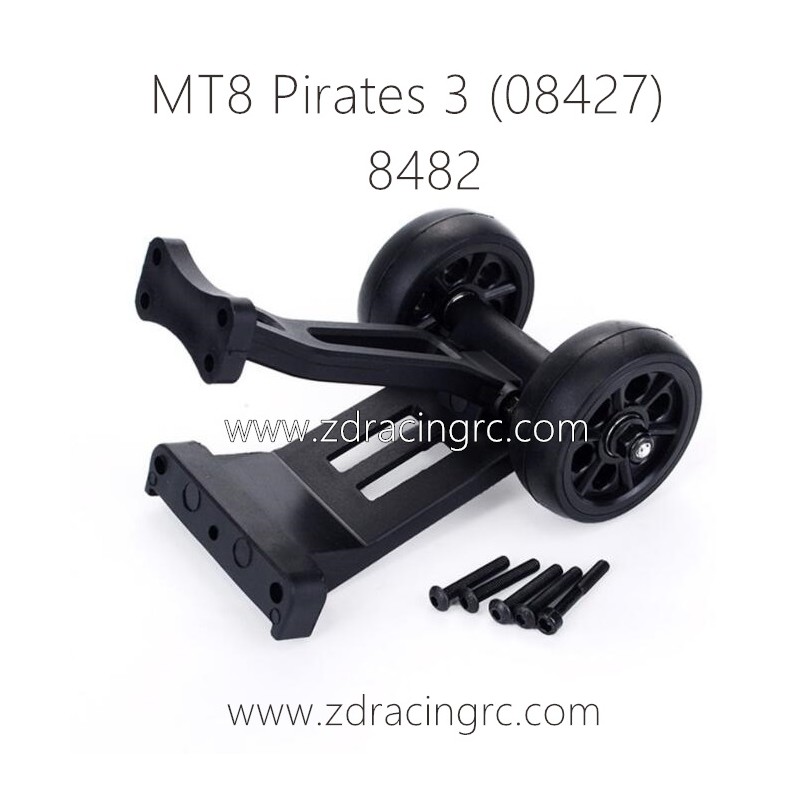 ZD RACING MT8 Pirates 3 1/8 Parts 8482 Rear Wheels