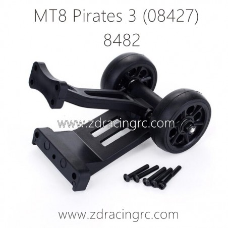 ZD RACING MT8 Pirates 3 1/8 Parts 8482 Rear Wheels