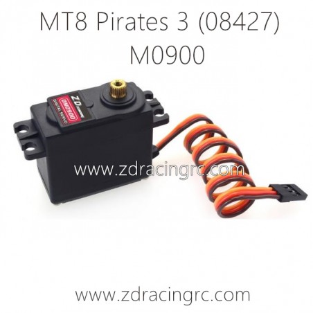 ZD RACING MT8 Pirates 3 1/8 Parts M0900 9KG Servo with Metal Hears