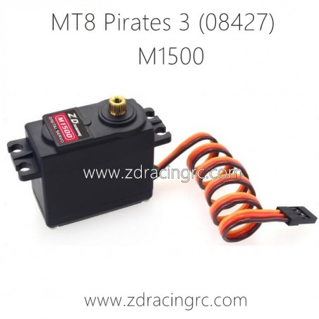 ZD RACING MT8 Pirates 3 1/8 Parts M1500 15kg Servo with Metal Gears ZD RACING MT8 Pirates 3 1/8 Parts M1500 15kg Servo with Metal Gears