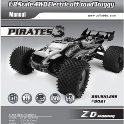 ZD Racing 9021-V3 Manual, 08423-V3 Manual PDF version