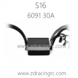 ZD RACING Rocket S16 1/16 Drift Car Parts 6091 30A Brushless ESC