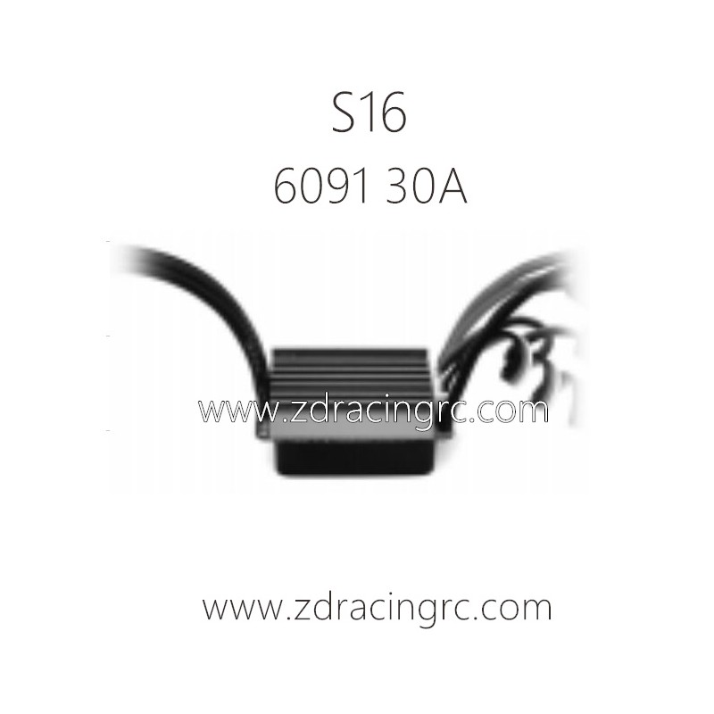 ZD RACING Rocket S16 1/16 Drift Car Parts 6091 30A Brushless ESC