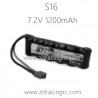 ZD RACING Rocket S16 1/16 Parts 6159 7.2V 1200mAh Ni-MH Battery