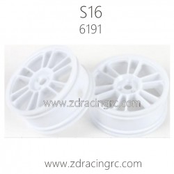 ZD RACING Rocket S16 1/16 Parts 6191 Tire Rim white