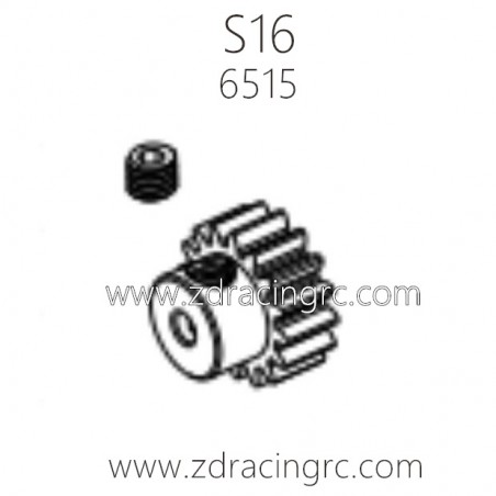 ZD RACING Rocket S16 1/16 Parts 6515 Motor Gear 16T ZD RACING Rocket S16 1/16 Parts 6515 Motor Gear 16T