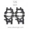 ZD RACING Rocket S16 Parts 6601 Front Rear lower arms