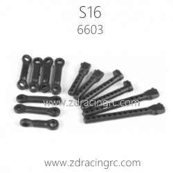 ZD RACING Rocket S16 Parts 6603 Front rear upper suspension arms