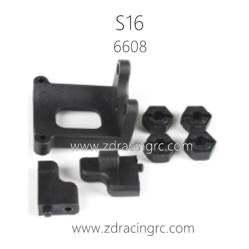 ZD RACING Rocket S16 Parts 6608 Wheel hex nuts Servo mounts Motor mount