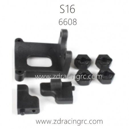 ZD RACING Rocket S16 Parts 6608 Wheel hex nuts Servo mounts Motor mount