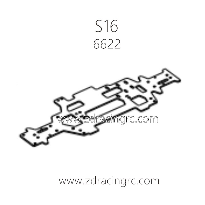 ZD RACING Rocket S16 Parts 6622 Chassis  Aluminum alloy CNC
