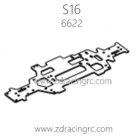 ZD RACING Rocket S16 Parts 6622 Chassis  Aluminum alloy CNC