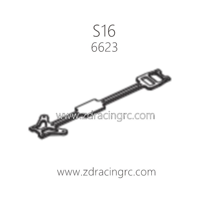 ZD RACING Rocket S16 Parts 6623 Upper Deck Aluminum alloy CNC