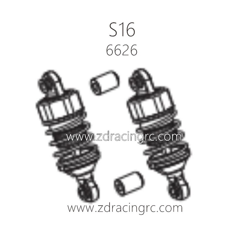 ZD RACING Rocket S16 Parts 6626 Aluminium Shock Absortber