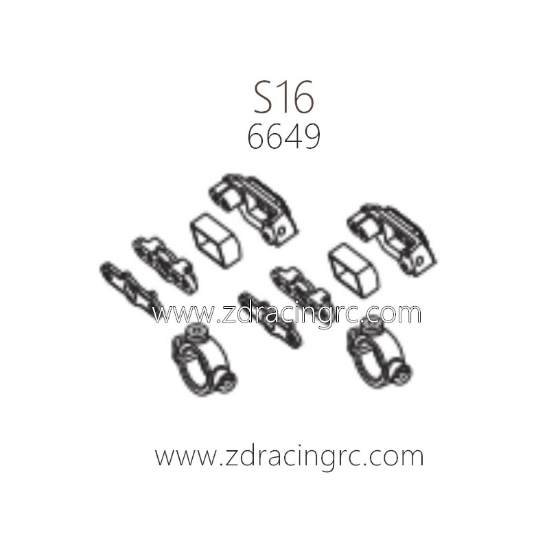 ZD RACING Rocket S16 1/16 Parts 6649 LED mount for Car B body