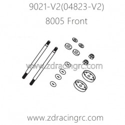 ZD RACING Rocket 08423 9021 V2 Parts 8005 Front Shock Absorber Shafts