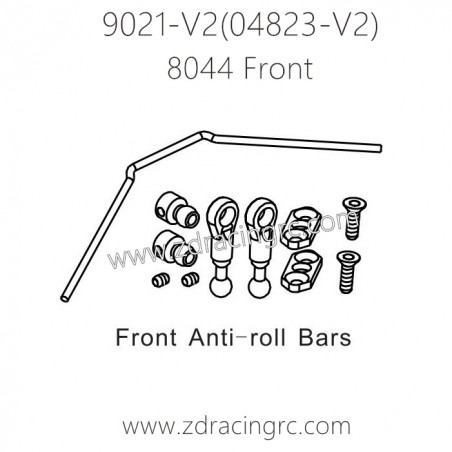ZD RACING Rocket 08423 9021 V2 Parts 8044 Front Anti-roll Bars