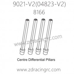 ZD RACING Rocket 08423 9021 V2 Parts 8166 Center Differential Pillars
