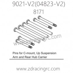 ZD RACING Rocket 9021 V2 Parts 8171 Pins For C-mount Up Suspension Arm and Rear Hub Carrier