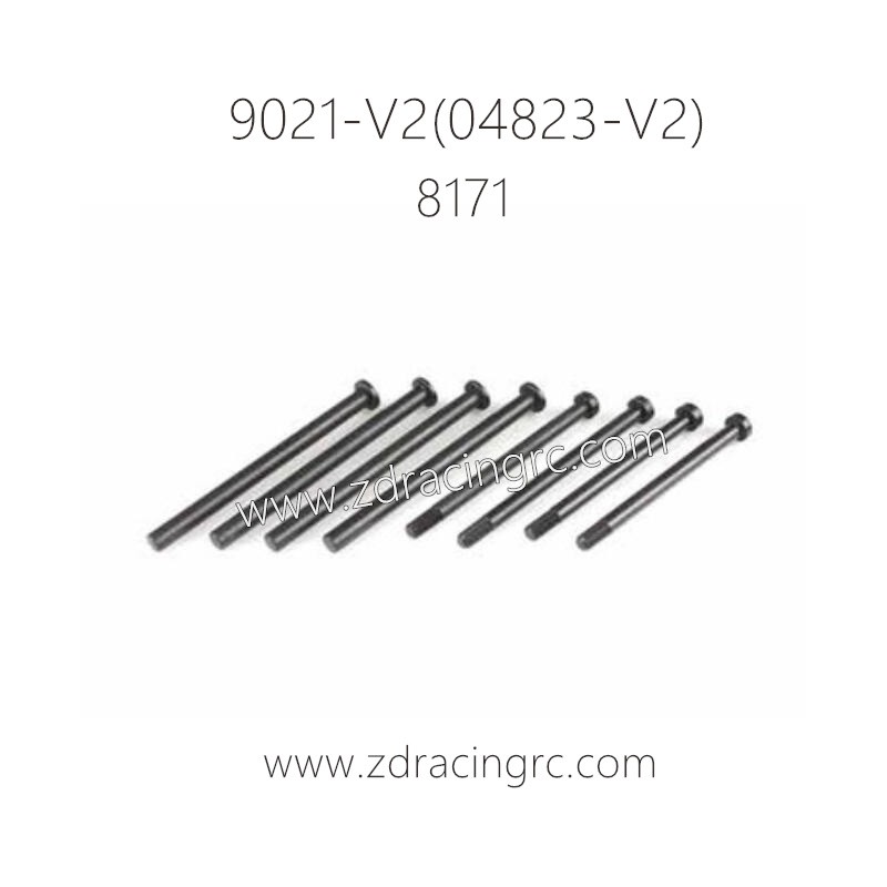 ZD RACING Rocket 08423 9021 V2 Parts 8171 Pins For C-mount Up Suspension Arm and Rear Hub Carrier