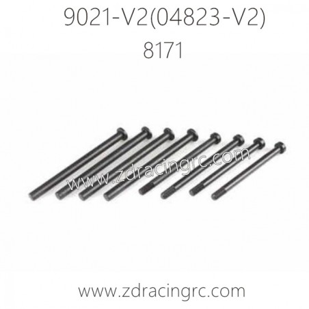 ZD RACING Rocket 08423 9021 V2 Parts 8171 Pins For C-mount Up Suspension Arm and Rear Hub Carrier