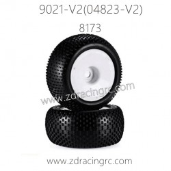 ZD RACING Rocket 08423 9021 V2 Parts 8173 Pre-Glued Tire