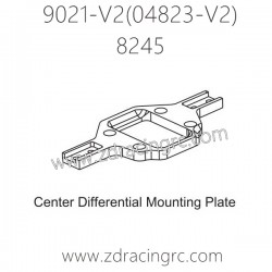 ZD RACING Rocket 08423 9021-V2 Parts 8245 Center Differential Mounting Plate